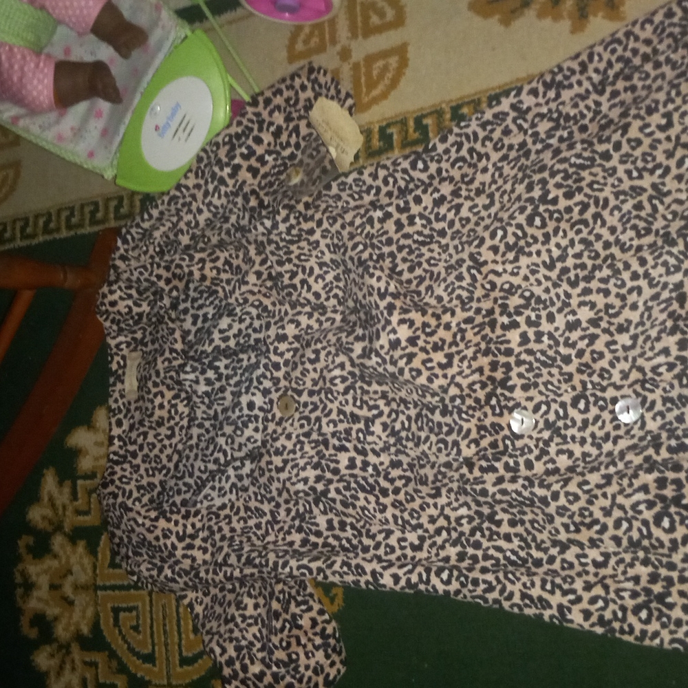 Cheetah print dress